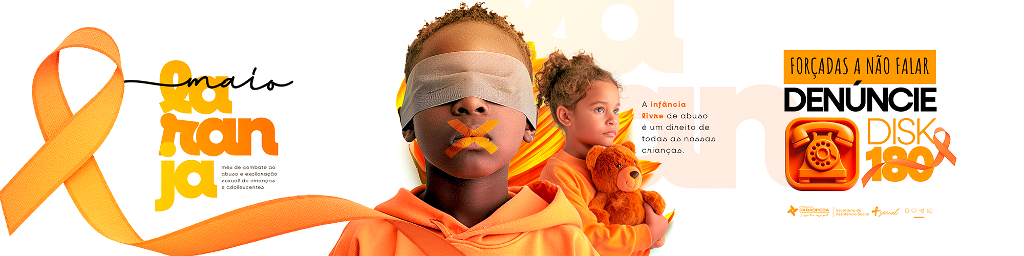 banner maio laranja 2026
